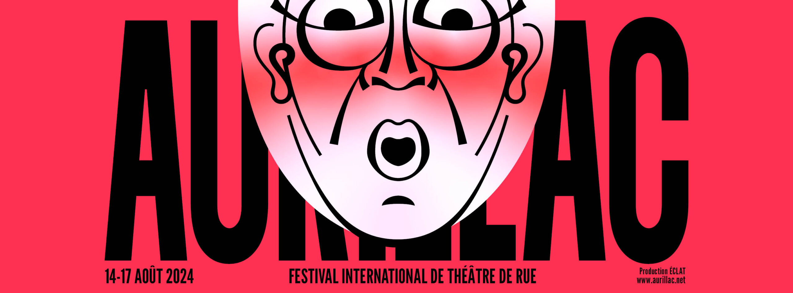 Affiche du Théâtre de rue 2024 à Aurillac